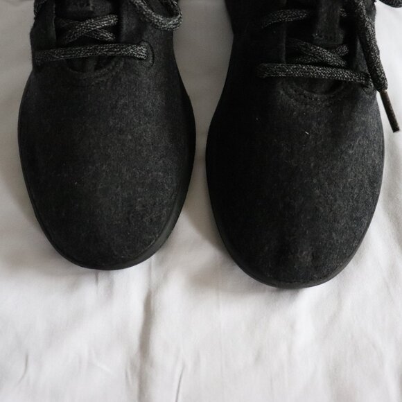All Birds Merino Wool Korea Classic Black Lace Up W7 Washable Runner Shoes - Picture 5 of 10